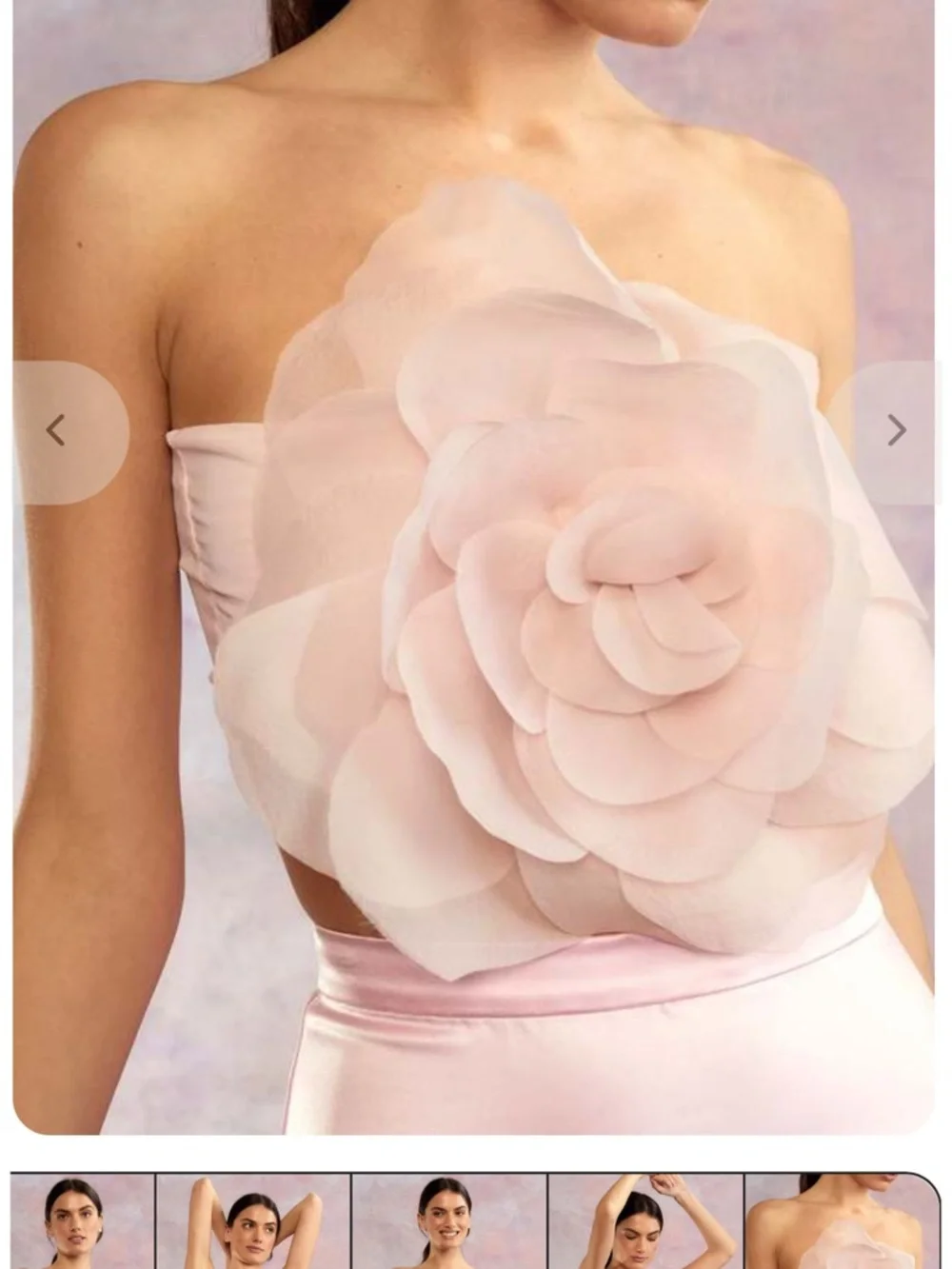 Cynthia Rowley Strapless Bandeau Style Top - Picture 1 of 6
